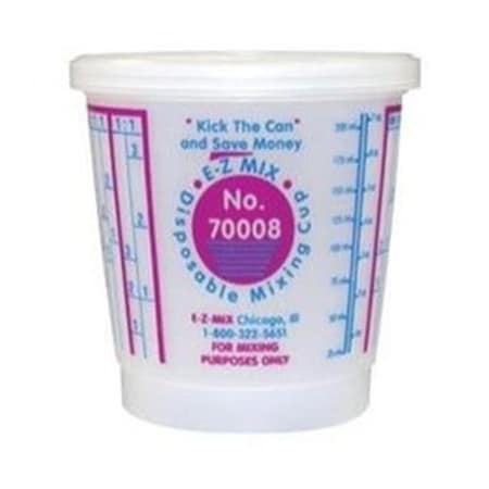 E-Z Mix E-Z Mix EZX70008 Disposable .50 Pint Mixing Cup - 100 per Case EZX70008